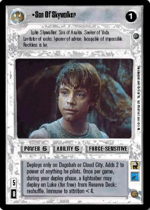 Star Wars CCG | Son Of Skywalker - Dagobah  | The Nerd Merchant