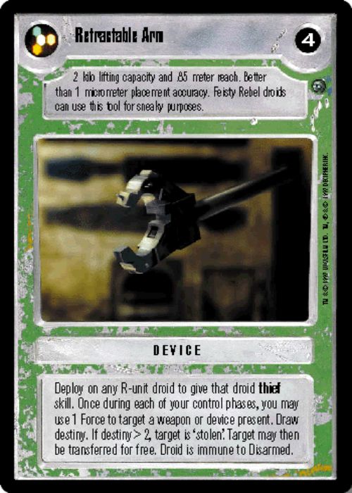 Star Wars CCG | Retractable Arm - Dagobah  | The Nerd Merchant