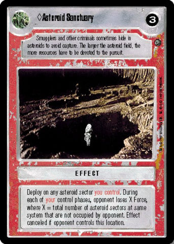 Star Wars CCG | Asteroid Sanctuary CORRECTED - Dagobah  | The Nerd Merchant