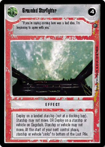 Star Wars CCG | Grounded Starfighter - Dagobah  | The Nerd Merchant