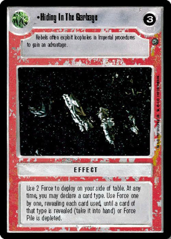 Star Wars CCG | Hiding In The Garbage - Dagobah  | The Nerd Merchant