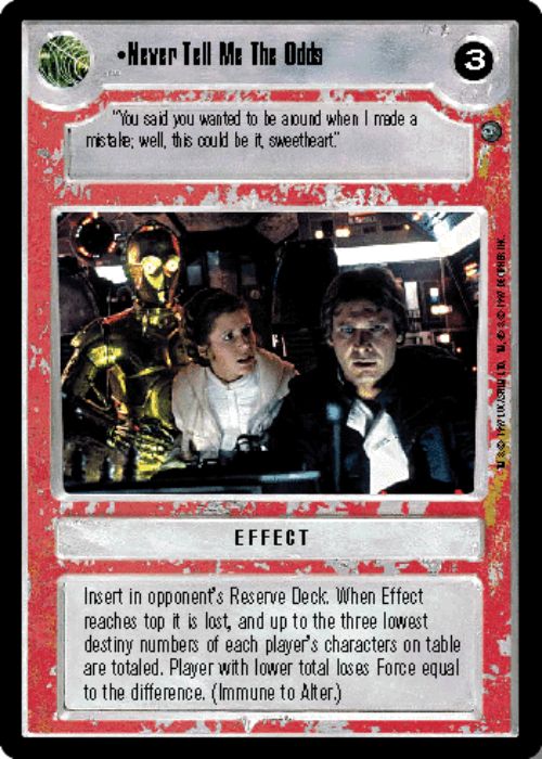 Star Wars CCG | Never Tell Me The Odds - Dagobah  | The Nerd Merchant