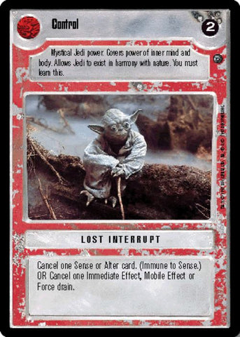 Star Wars CCG | Control [Light] - Dagobah  | The Nerd Merchant