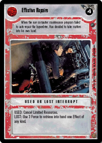 Star Wars CCG | Effective Repairs - Dagobah  | The Nerd Merchant