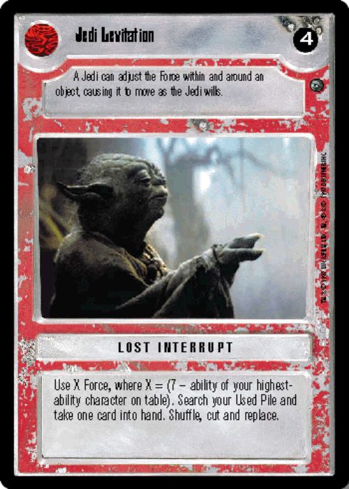 Star Wars CCG | Jedi Levitation - Dagobah | The Nerd Merchant
