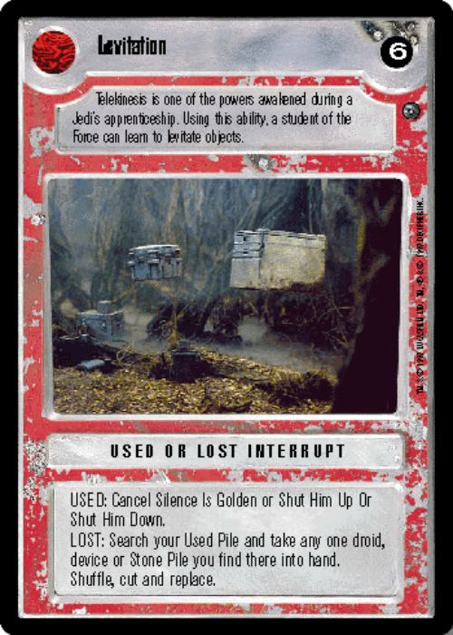 Star Wars CCG | Levitation - Dagobah | The Nerd Merchant