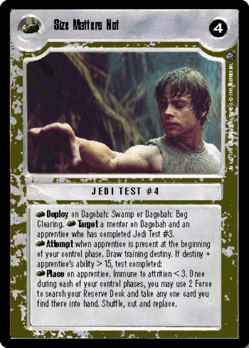 Star Wars CCG | Size Matters Not - Dagobah  | The Nerd Merchant