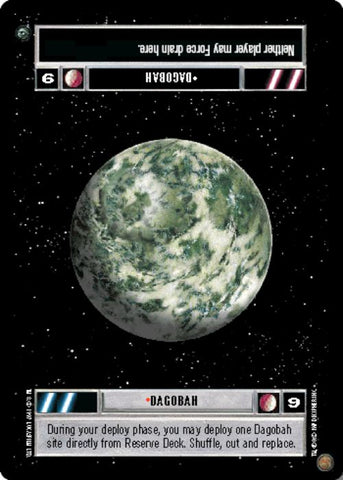 Star Wars CCG | Dagobah - Dagobah  | The Nerd Merchant