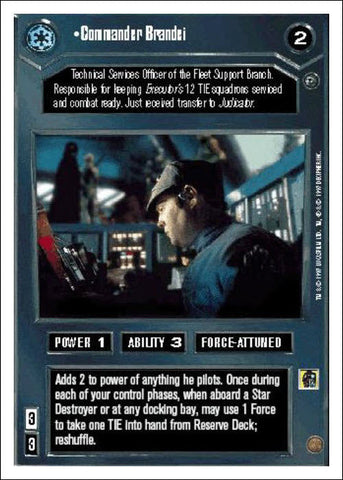 Star Wars CCG | Commander Brandei - Dagobah WB | The Nerd Merchant