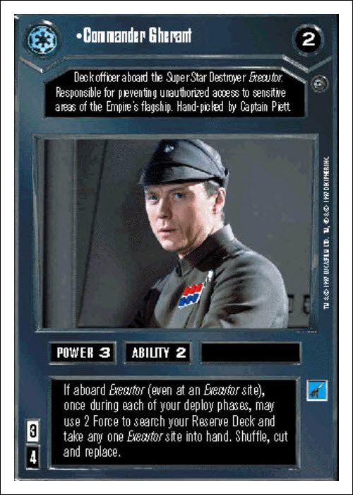 Star Wars CCG | Commander Gherant - Dagobah WB | The Nerd Merchant