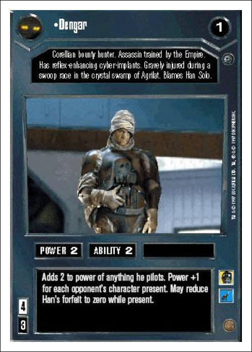 Star Wars CCG | Dengar - Dagobah WB | The Nerd Merchant