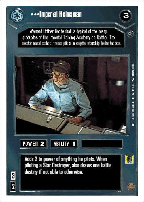 Star Wars CCG | Imperial Helmsman - Dagobah WB | The Nerd Merchant