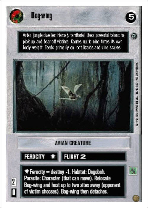 Star Wars CCG | Bog-wing [Dark] - Dagobah WB | The Nerd Merchant