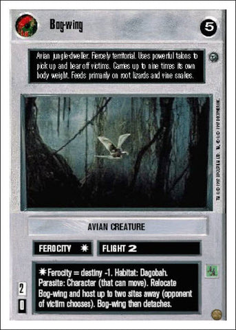 Star Wars CCG | Bog-wing [Dark] - Dagobah WB | The Nerd Merchant