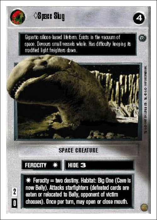 Star Wars CCG | Space Slug [Dark] - Dagobah WB | The Nerd Merchant