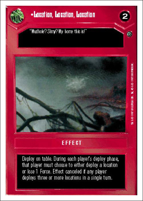 Star Wars CCG | Location, Location, Location - Dagobah WB | The Nerd Merchant