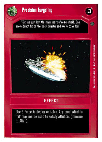 Star Wars CCG | Precision Targeting - Dagobah WB | The Nerd Merchant