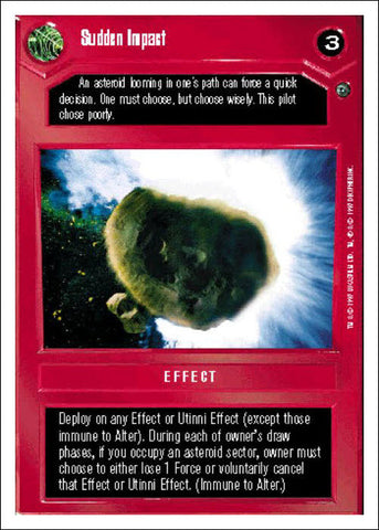 Star Wars CCG | Sudden Impact - Dagobah WB | The Nerd Merchant