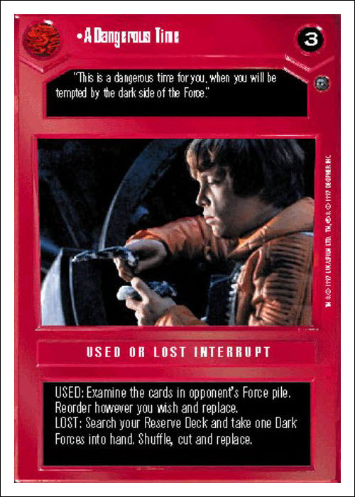 Star Wars CCG | A Dangerous Time - Dagobah WB | The Nerd Merchant