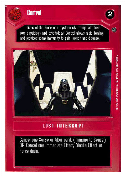 Star Wars CCG | Control [Dark] - Dagobah WB | The Nerd Merchant