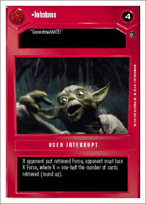 Star Wars CCG | Imbalance - Dagobah WB | The Nerd Merchant