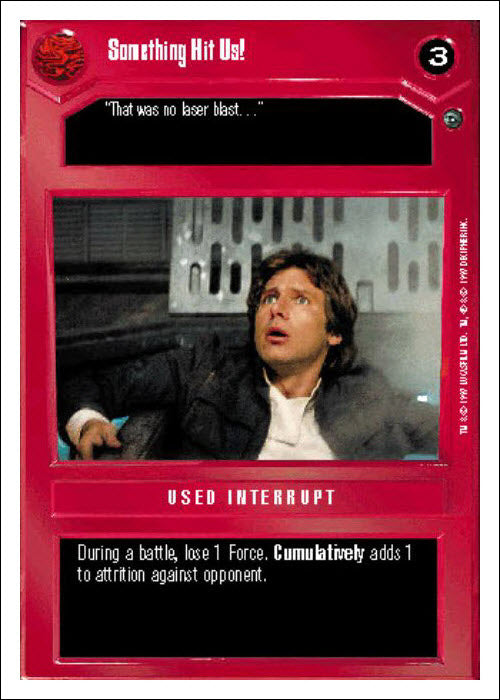 Star Wars CCG | Something Hit Us! - Dagobah WB | The Nerd Merchant