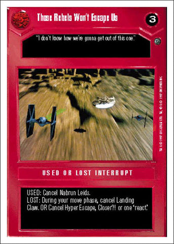 Star Wars CCG | Those Rebels Won't Escape Us - Dagobah WB | The Nerd Merchant