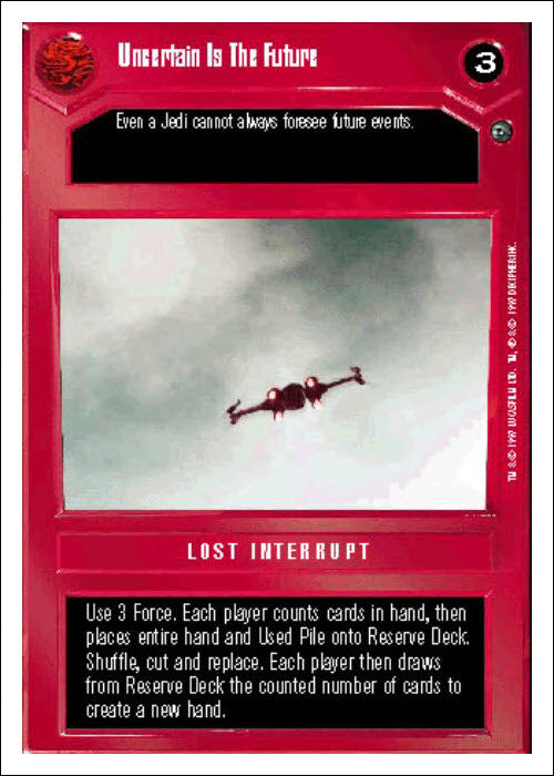 Star Wars CCG | Uncertain Is The Future - Dagobah WB | The Nerd Merchant