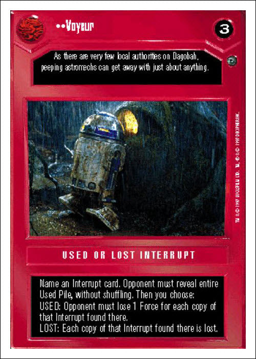 Star Wars CCG | Voyeur - Dagobah WB | The Nerd Merchant