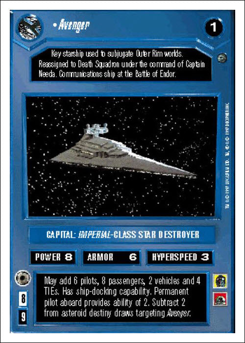 Star Wars CCG | Avenger - Dagobah WB | The Nerd Merchant