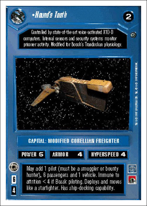 Star Wars CCG | Hound's Tooth - Dagobah WB | The Nerd Merchant