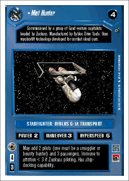 Star Wars CCG | Mist Hunter - Dagobah WB | The Nerd Merchant