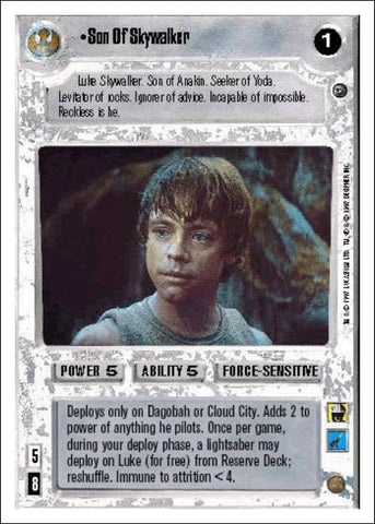 Star Wars CCG | Son Of Skywalker - Dagobah WB | The Nerd Merchant