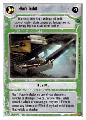 Star Wars CCG | Han's Toolkit - Dagobah WB | The Nerd Merchant