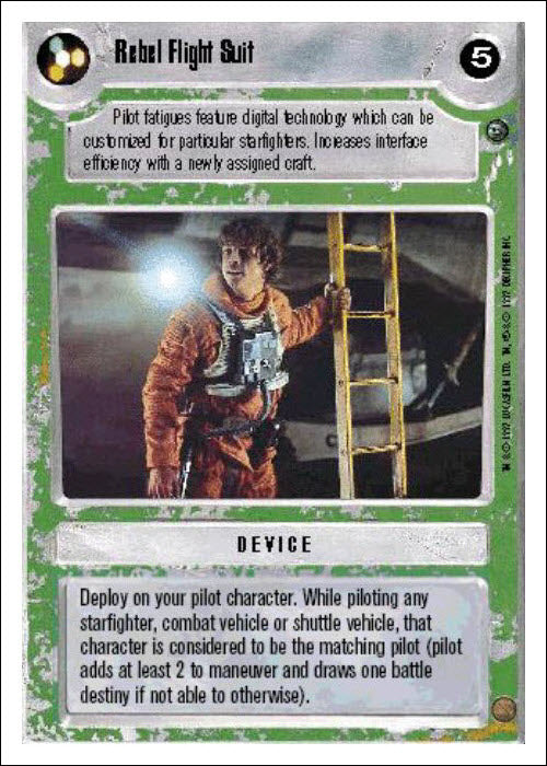 Star Wars CCG | Rebel Flight Suit - Dagobah WB | The Nerd Merchant