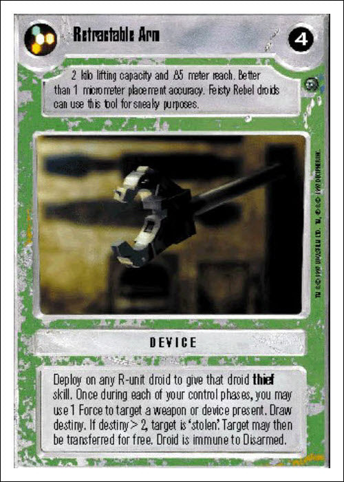 Star Wars CCG | Retractable Arm - Dagobah WB | The Nerd Merchant