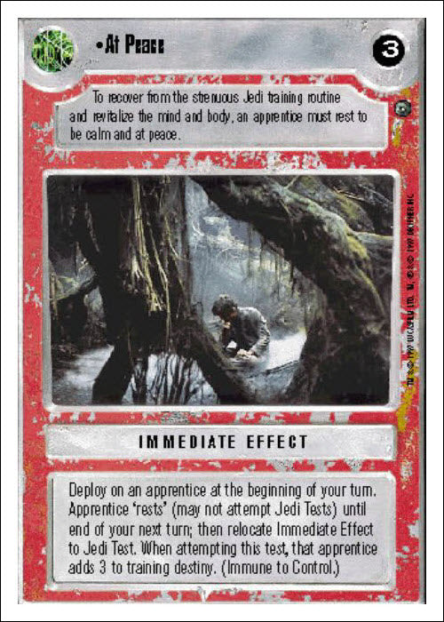 Star Wars CCG | At Peace - Dagobah WB | The Nerd Merchant