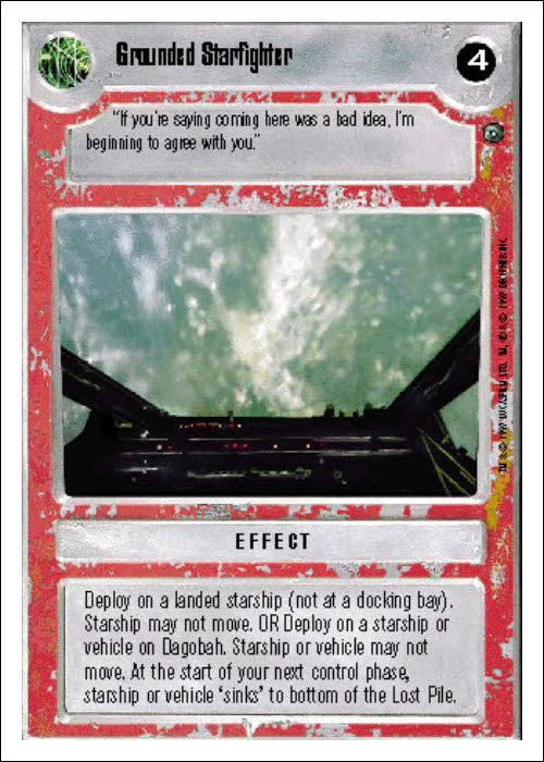 Star Wars CCG | Grounded Starfighter - Dagobah WB | The Nerd Merchant