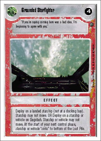 Star Wars CCG | Grounded Starfighter - Dagobah WB | The Nerd Merchant