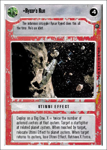 Star Wars CCG | Rycar's Run - Dagobah WB | The Nerd Merchant