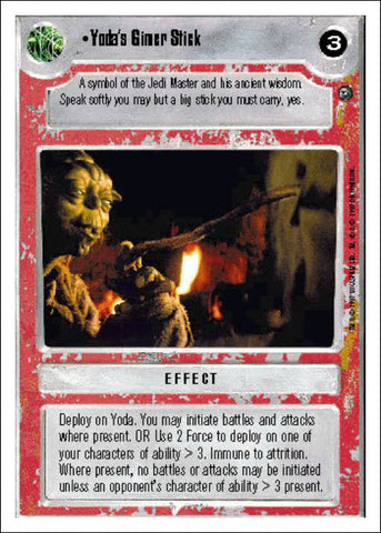 Star Wars CCG | Yoda's Gimer Stick - Dagobah WB | The Nerd Merchant