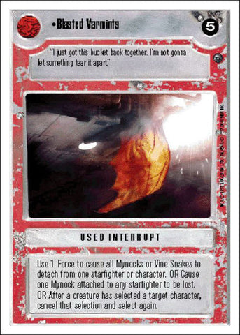 Star Wars CCG | Blasted Varmints - Dagobah WB | The Nerd Merchant