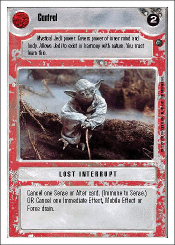 Star Wars CCG | Control [Light] - Dagobah WB | The Nerd Merchant