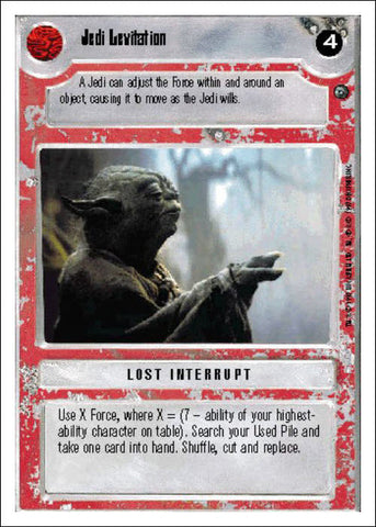 Star Wars CCG | Jedi Levitation - Dagobah WB | The Nerd Merchant