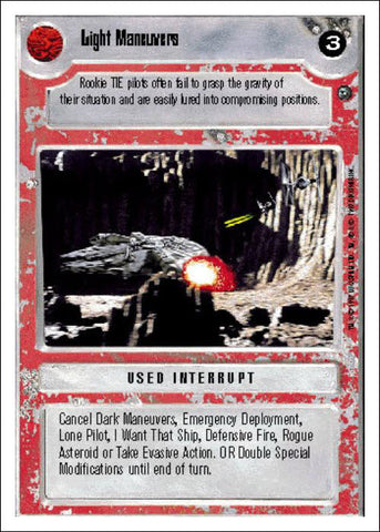 Star Wars CCG | Light Maneuvers - Dagobah WB | The Nerd Merchant