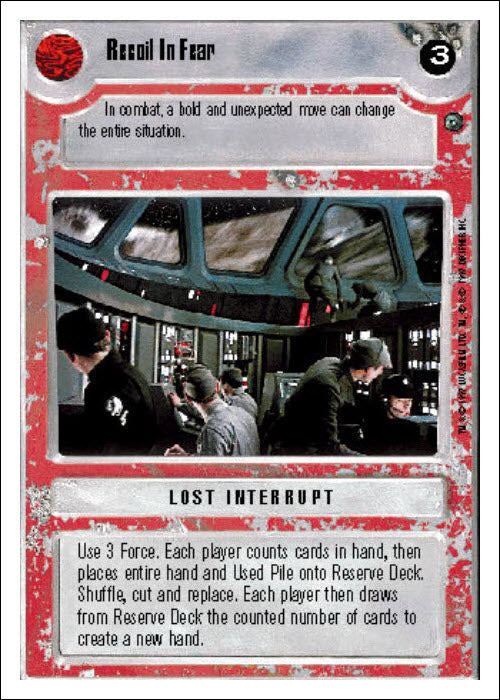 Star Wars CCG | Recoil In Fear - Dagobah WB | The Nerd Merchant