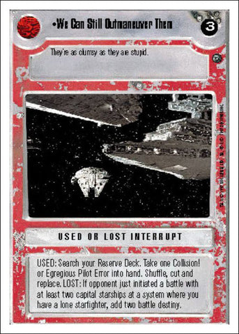 Star Wars CCG | We Can Still Outmaneuver Them - Dagobah WB | The Nerd Merchant