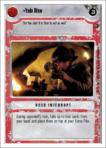 Star Wars CCG | Yoda Stew - Dagobah WB | The Nerd Merchant