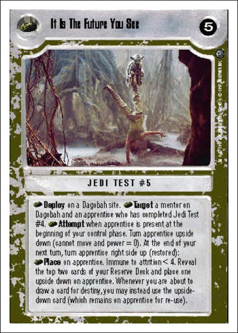 Star Wars CCG | It Is The Future You See - Dagobah WB | The Nerd Merchant