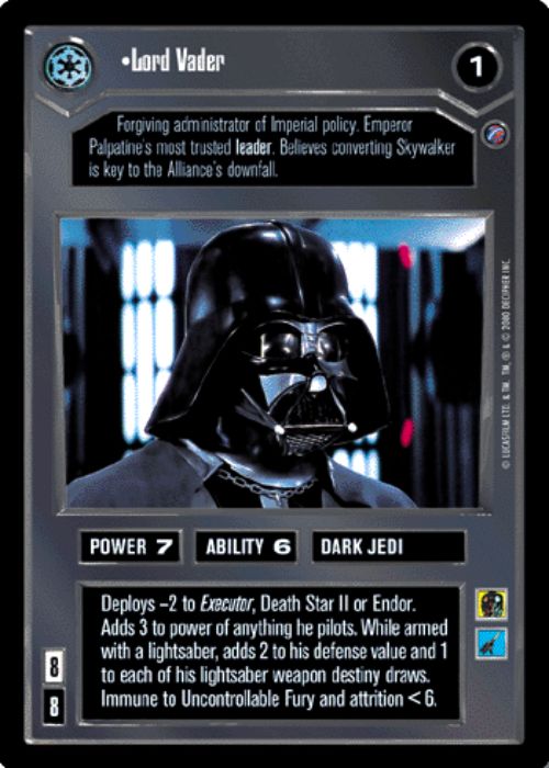 Star Wars CCG | Lord Vader - Death Star II | The Nerd Merchant